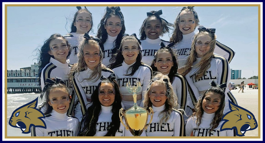 Thiel Cheerleading Places Second in NCA College Nationals